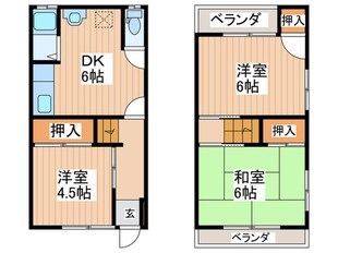 黒原旭町テラスの物件間取画像